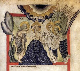 12th century painters Baptism Of Christ WGA15830.