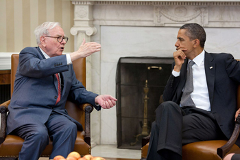 Buffett and Obama in 2011.