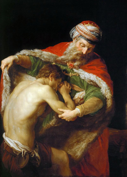Return of the Prodigal Son by Pompeo Batoni, 1773.