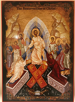 Resurrection Christ Icon sm