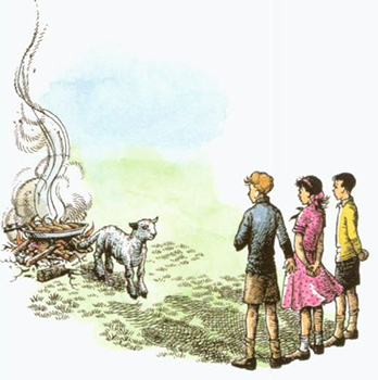 The Lamb From Narnia Dawn Treader Book sm