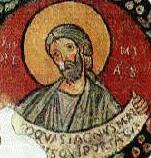 Jeremiah fresco, Roman School, c 1120.