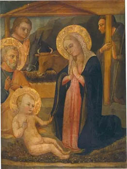Bicci di Lorenzo, The Adoration of the Christ Child (c.1440).