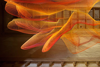 Janet Echelman, 1.8 (2015). Photograph by Ron Blunt/ Renwick Gallery/ SAAM.