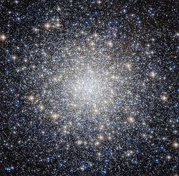 Hubble Space Telescope, the globular star cluster Messier 92 (M92).