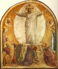 Transfiguration, Fra Angelico, Italy (1400–1455).