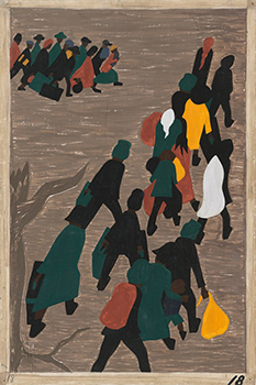 Jacob Lawrence, The Migration Series (1940-41).