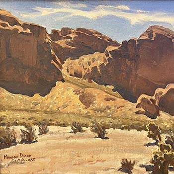 Maynard Dixon, Desert Rocks (1915).