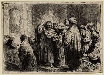 Rembrandt, The Tribute Money (1635).