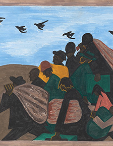 Jacob Lawrence, The Migration Series (1940-41).