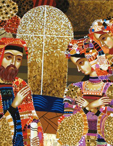 "Lydia" by the Bulgarian icon painter Silvia Dimitrova.