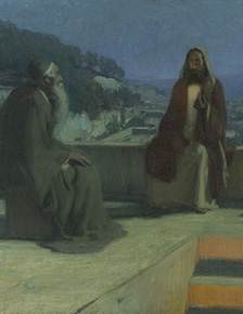 Henry Ossawa Tanner, Nicodemus Visiting Jesus (1899).