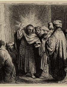 Rembrandt, The Tribute Money (1635).