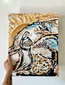 Sarah Norton, The Bread Come Down: Manna and Quail.