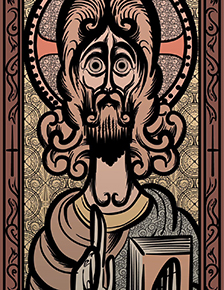 The-Vlah on Newgrounds, Celtic-Influenced Christ.